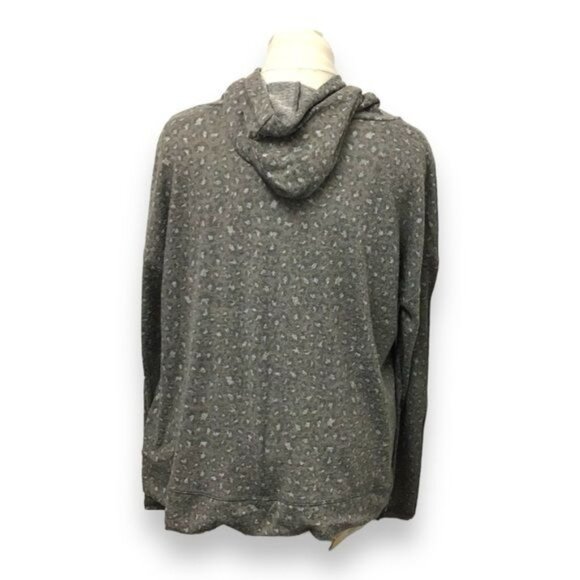 Lane Bryant Livi Women’s Active Drawstring Hoodie, Gray, size 14/16 - Picture 4 of 8